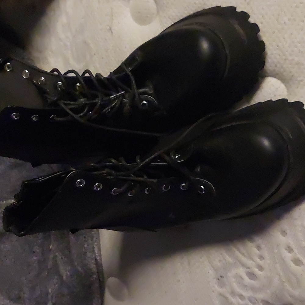 Black Asos Chunky Platforms